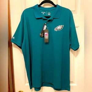 Antigua Philadelphia Eagles polo, sz XL